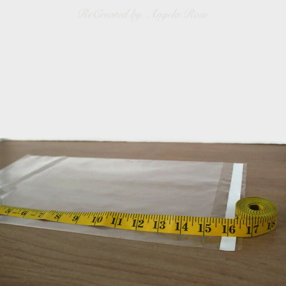 100 10 x 15 Poly Bags - Clear